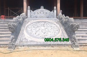 Chiếu rồng đá chạm khắc tinh xảo giá tốt