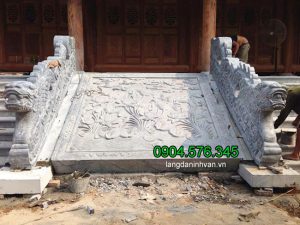 Chiếu rồng đá hoa văn tinh tế giá hợp lý