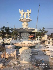 Đài phun nước bằng đá đẹp nhất chất lượng cao giá hợp lý