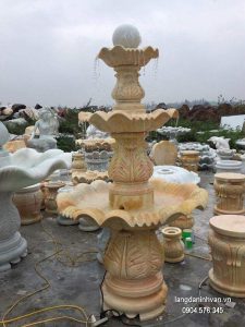 Đài phun nước bằng đá đẹp nhất chất lượng tốt giá rẻ