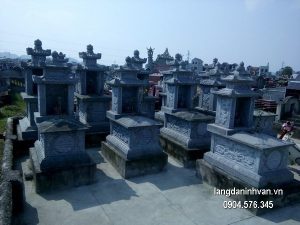 Mộ đá hai mái chất lượng tốt giá rẻ thiết kế cao cấp