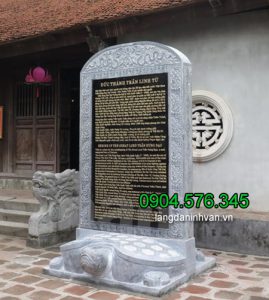 Bia đá ghi danh bằng đá xanh nguyên khối đẹp nhất, giá rẻ