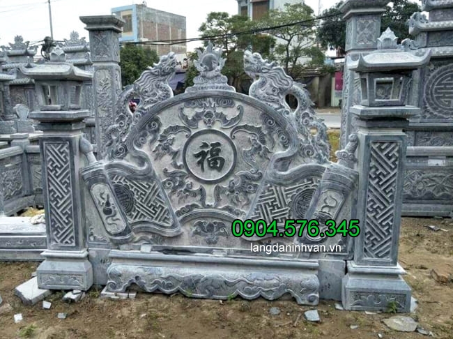 Mẫu cuốn thư đẹp của Đá mỹ nghệ Ninh Vân được làm từ đá xanh tự nhiên