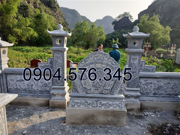 thi công lắp đặt khu lăng mộ đá tại Tuyên Quang