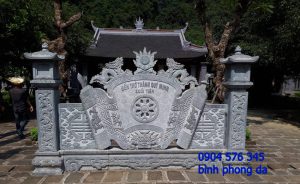 mẫu cuốn thư bình phong tắc môn đá đẹp nhất 2019 - 001