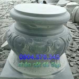 mẫu đá tròn kê chân cột đẹp nhất