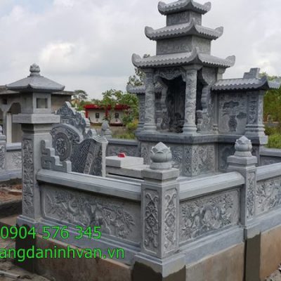 mẫu khu lăng mộ gia đình dòng họ bừng đá tại Bình Định 2019