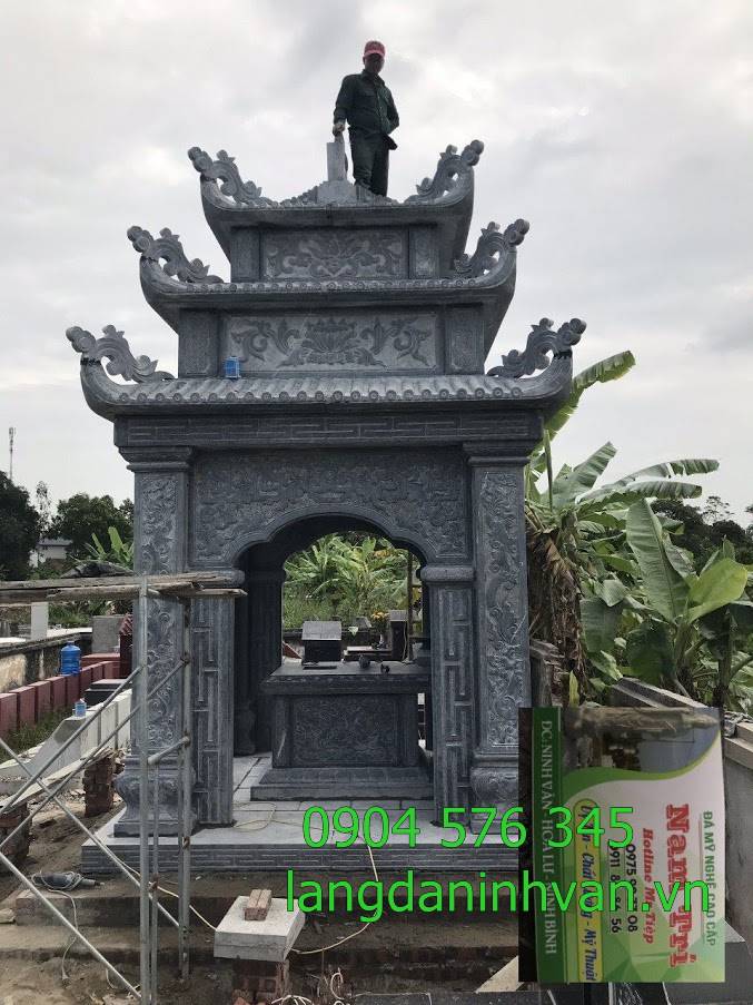 lăng thờ đá được đẹp được lắp đặt tại Bình Định