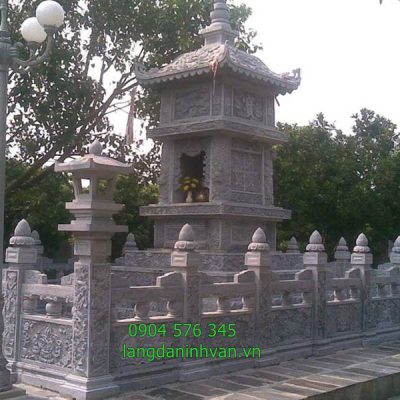 Khu lăng mộ tháp bằng đá đẹp để cất hài cốt giá tốt tại Sài Gòn - 1