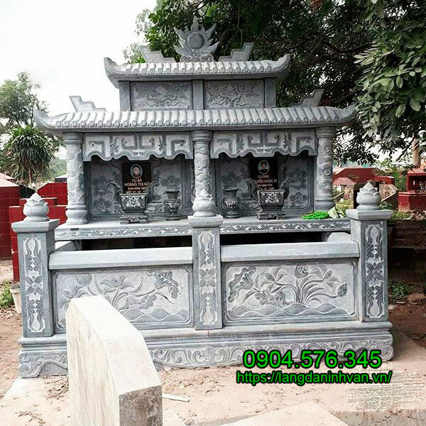 Mẫu mộ đôi đá ninh bình