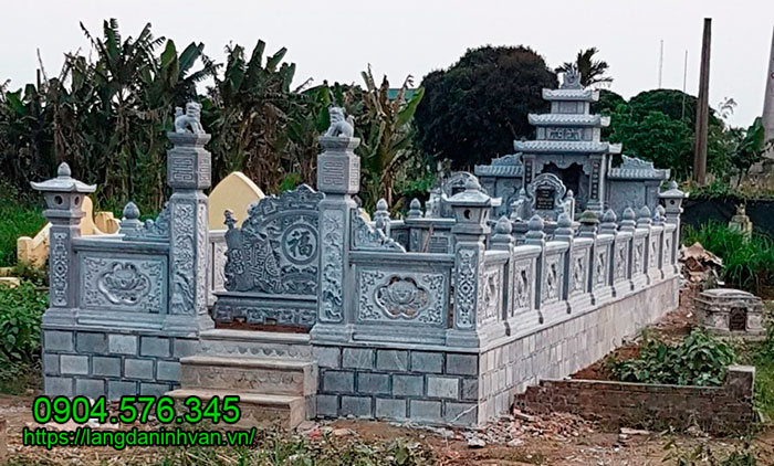 Nhà mồ đá hoa cương ở Hậu Giang