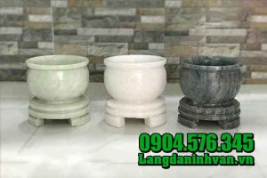 Mẫu bát hương đá trắng đẹp, chất lượng cao, giá rẻ