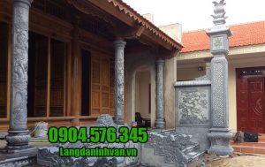 Mẫu cột đá nhà thờ họ đẹp