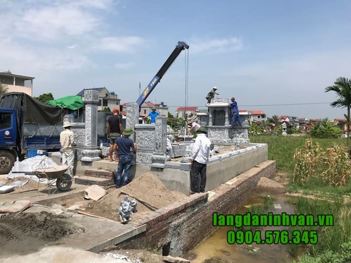 Giá khu lăng mộ đá đẹp tại Ninh Bình
