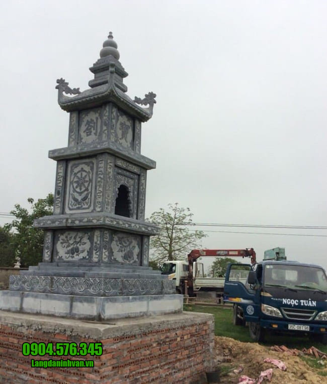 mẫu mộ tháp đá tại Quảng Trị đẹp nhất