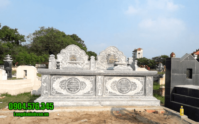 mộ đá đôi đẹp tại Quảng Bình