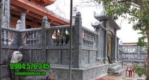 mẫu lan can đá nhà thờ họ