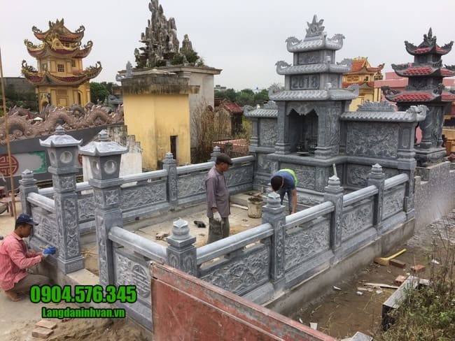 mẫu khu lăng mộ bằng đá đẹp nhất tại Quảng Bình