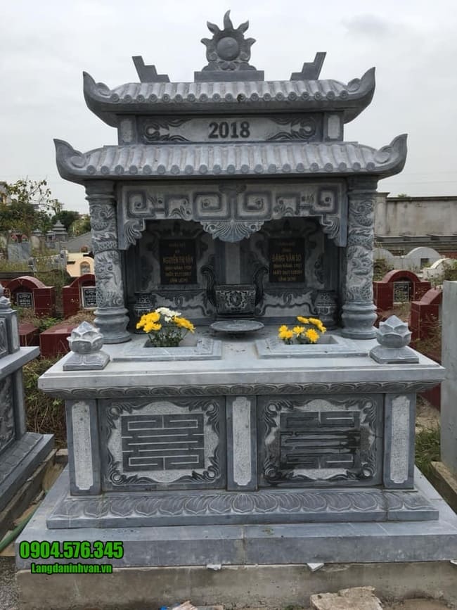 mộ đá đôi đẹp tại Bình Định