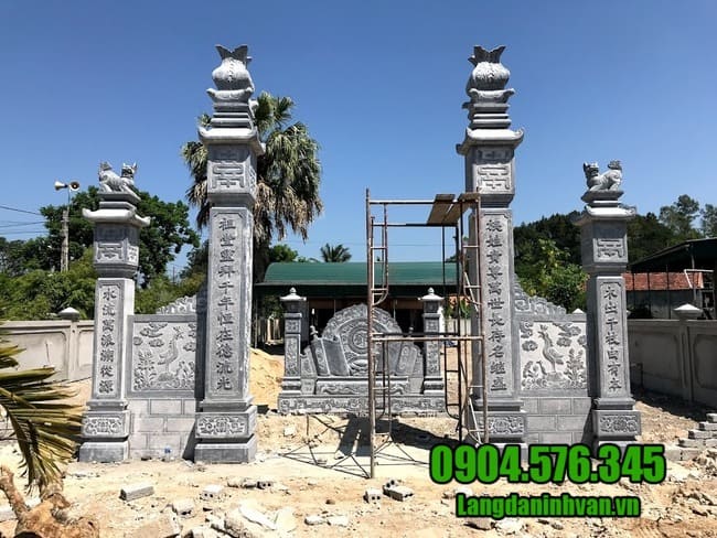 Tổng hợp những mẫu cổng đá đẹp nhất tại Ninh Vân - Ninh Bình