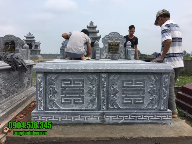 Tổng hợp những mẫu mộ đôi đá đẹp nhất Ninh Vân