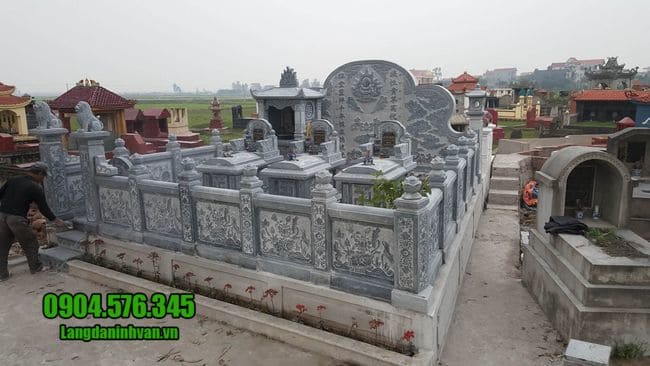 mẫu khu lăng mộ đá tại Quảng Ngãi đẹp