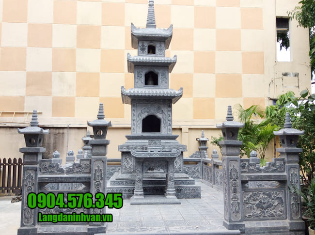 mẫu mộ đá hình tháp tại Bình Phước đẹp nhất
