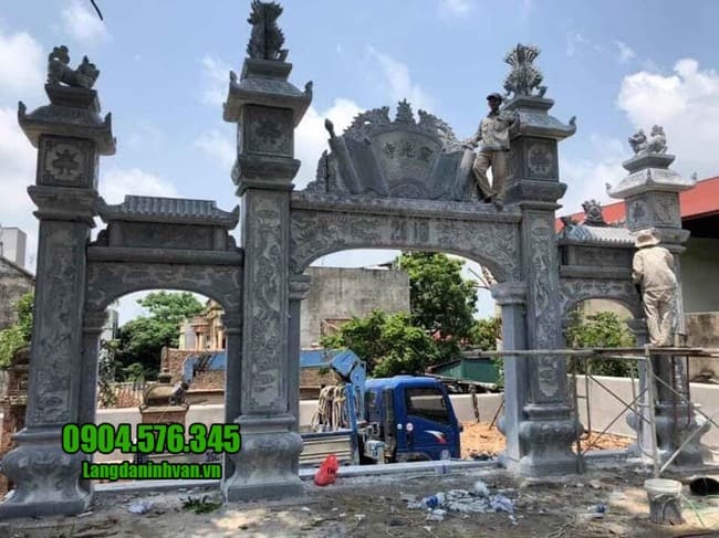 cổng nhà thờ họ đẹp nhất tại Hưng Yên