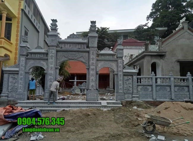 mẫu cổng nhà thờ họ đẹp nhất tại Hưng Yên