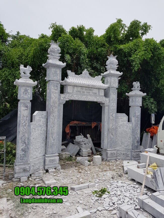 mẫu cổng nhà thờ họ tại Thái Bình