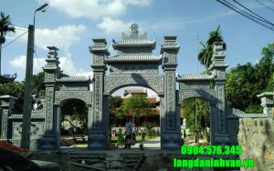 Cổng tam quan bằng đá đẹp