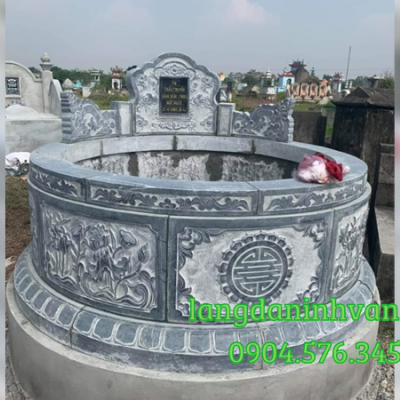 mộ đá tròn giá rẻ