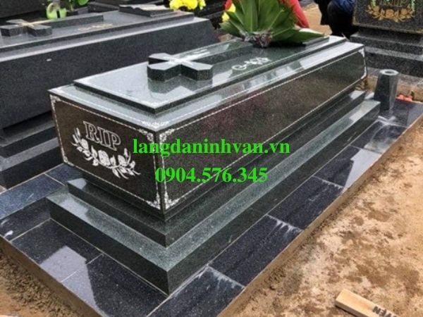 mộ đá hoa cương Công giáo
