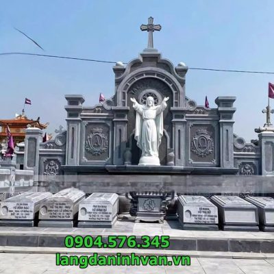 Mẫu khu lăng mộ công giáo đẹp 2025 - Giá khu lăng mộ công giáo