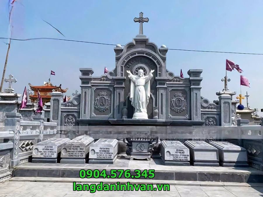 Mẫu khu lăng mộ công giáo đẹp 2025 - Giá khu lăng mộ công giáo