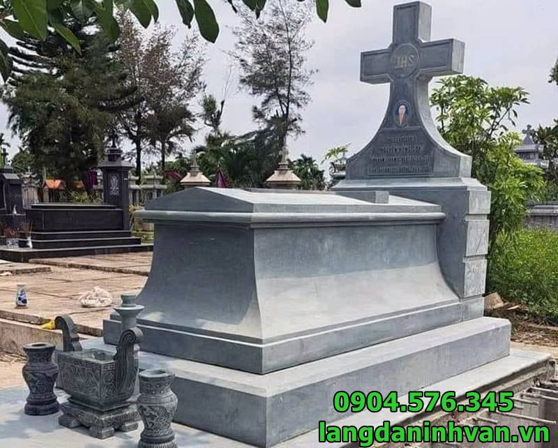 Mộ công giáo bằng đá tự nhiên Mộ công giáo bằng đá tự nhiên
