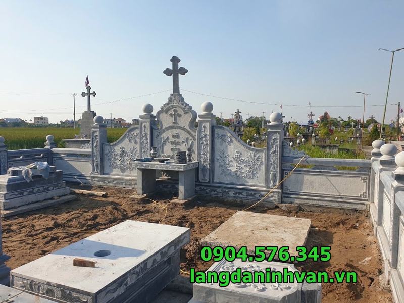 mẫu khu lăng mộ công giáo đẹp